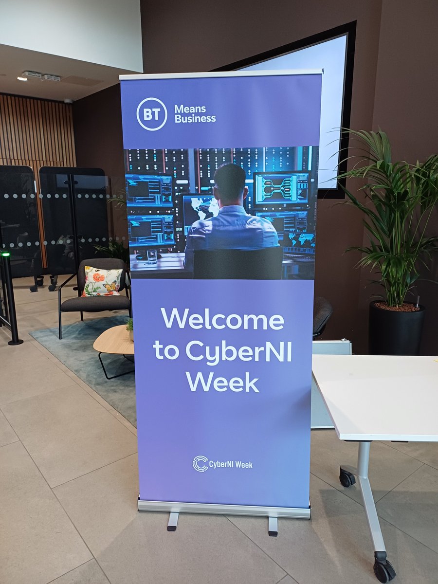 Delighted to host Mark Evans @AWS_UKI  as part of CyberNI Week, discussing the importance of Cyber Hygiene, Culture, Security Op Model & Best Practice @thecrow167 Stephen Patterson
#CyberNIWeek24 #CyberSecurity #BTMeansBusiness #BTNorthernIreland