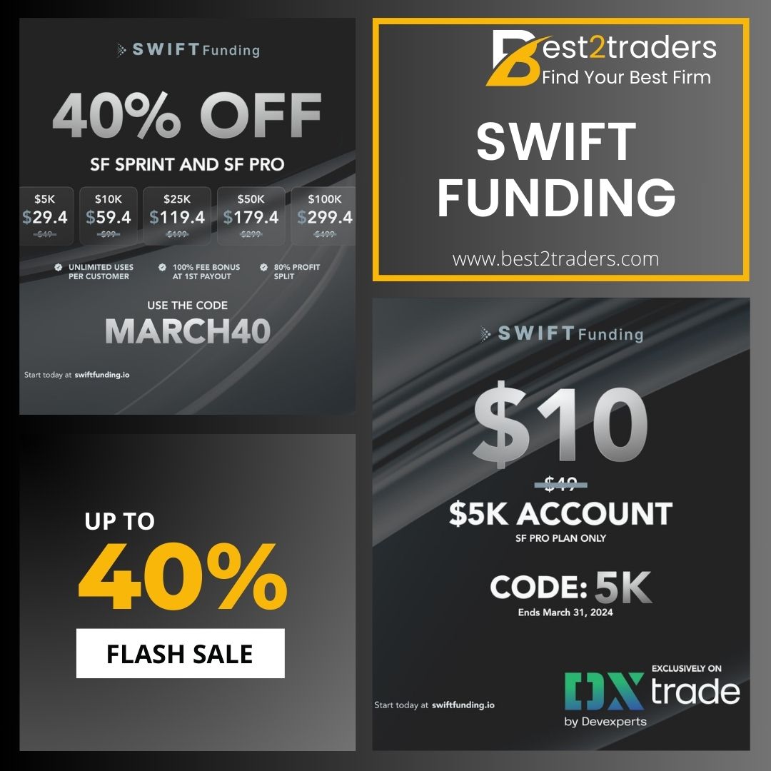 Best2Traders's tweet image. Ready to supercharge your trading journey? Swift Funding brings you incredible offers 

Sign up  and unlock our Reward Program!

Sign Up Now: dashboard.swiftfunding.io/purchasechalle…

Flash Sales Page: best2traders.com/flash-sales/

#best2traders #swiftfunding #promo #propfirm #trading #proptrader