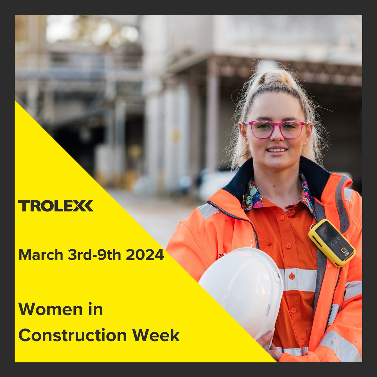 TrolexUK's tweet image. March 3rd - 9th 2024 celebrates Women in Construction Week.

This years theme is "Keys to the Future".

We proudly support this years theme of "Keys to the Future" and the great work being done by Women in Construction Week.

#wicweek24 #26yearsofwicweek #construction