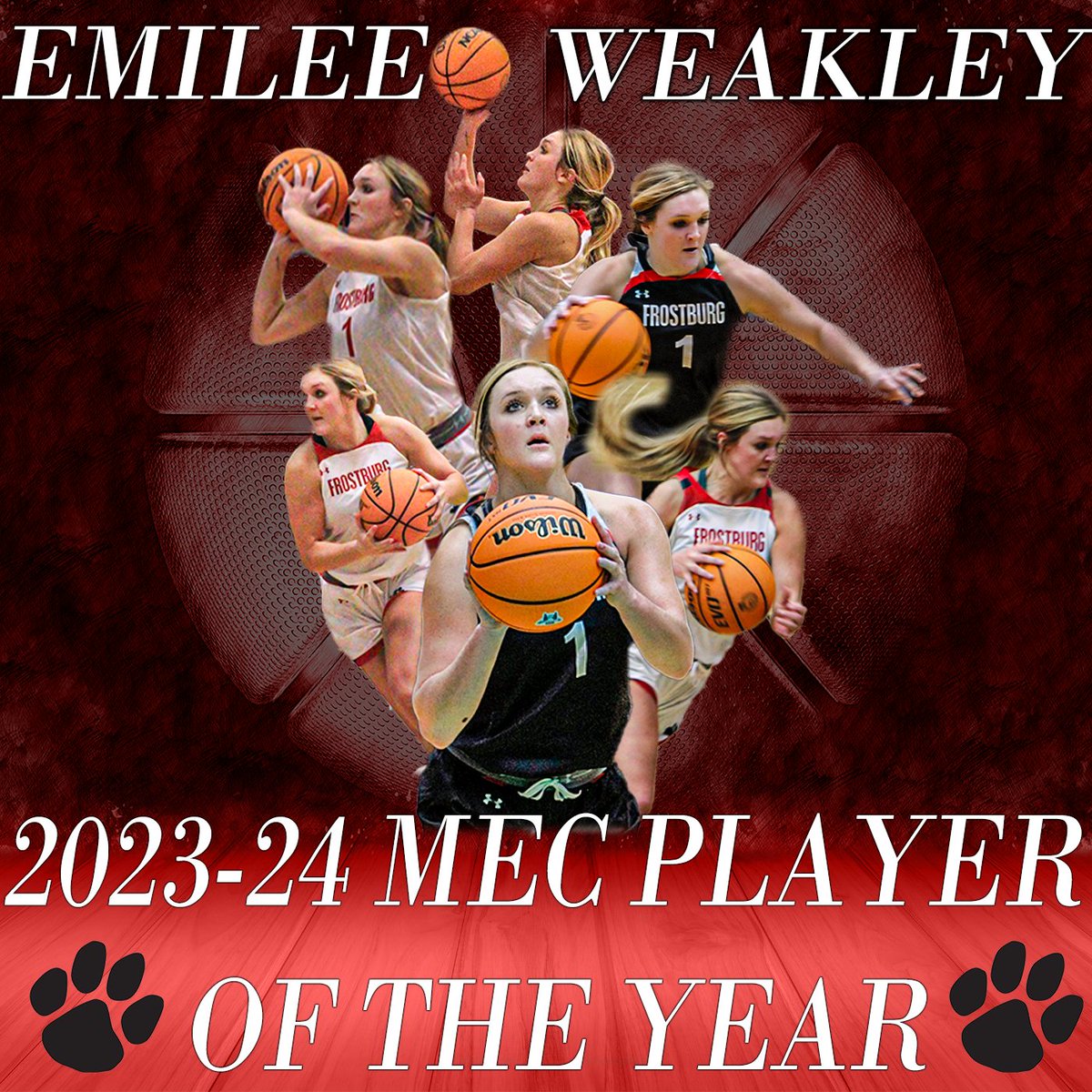 frostburgsports's tweet image. Number 1⃣ in your programs and number 1⃣ in the MEC, congrats to Em on being named the @FROSTBURG_WBB Conference Player of the Year! #BobcatPride