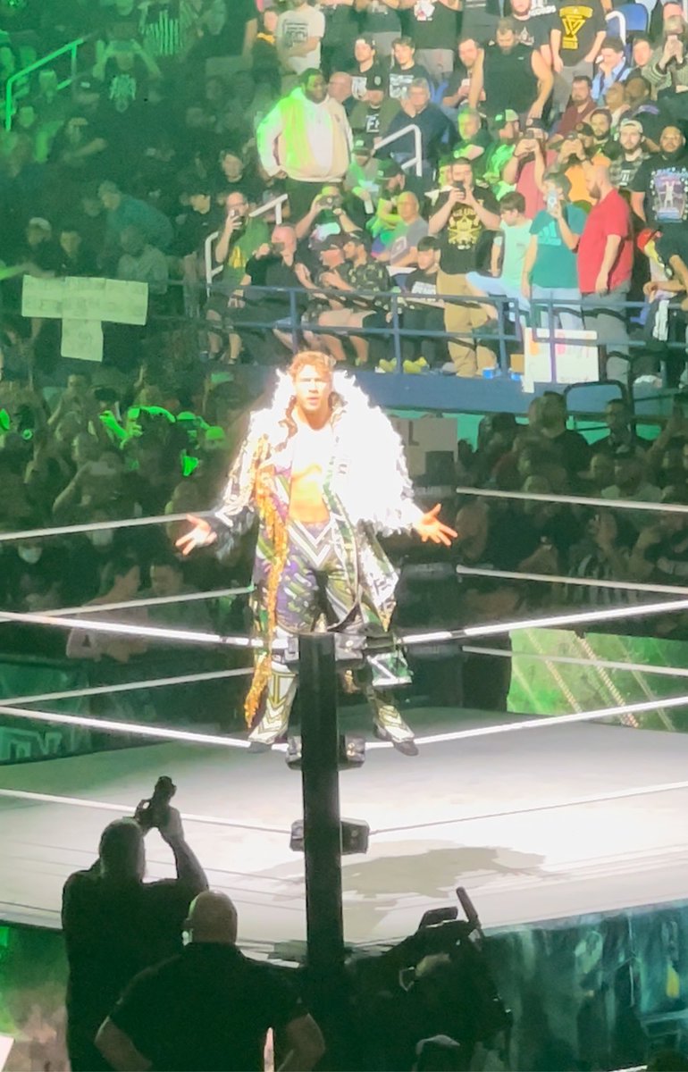 macook32's tweet image. The best in the world. Period. @WillOspreay #AEW #AEWRevolution #AerialAssassin #wrestling #greensboro