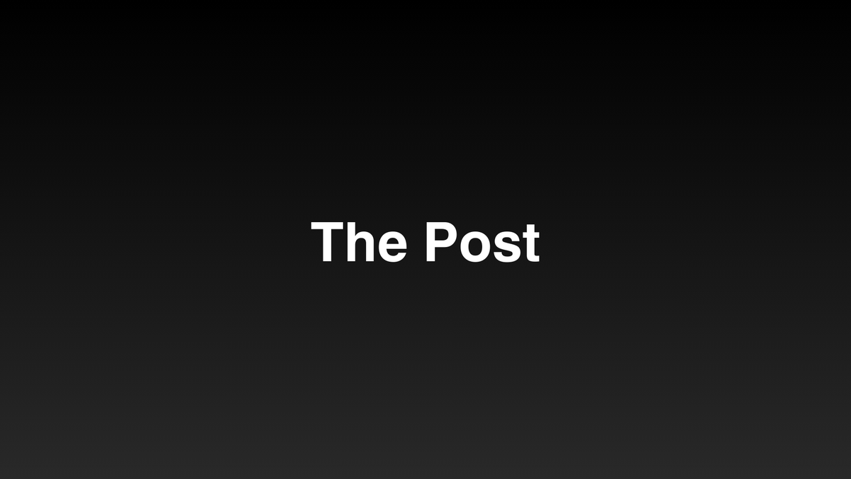 The Post · A <a href="/BloxburgPress/">THOMPSON PRESS</a> Company