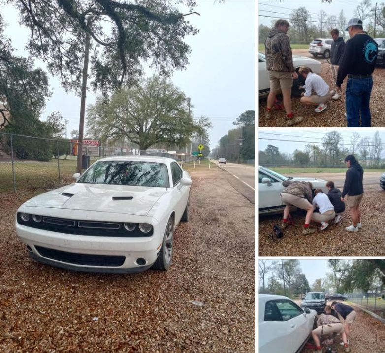 We spy Loranger High School students elevating their impact! When Mr. Reid mentioned that someone had a flat tire outside of the classroom, his Ag students jumped into action without hesitation. That is what you call being respectful, compassionate, and GREAT! #ElevateYourImpact