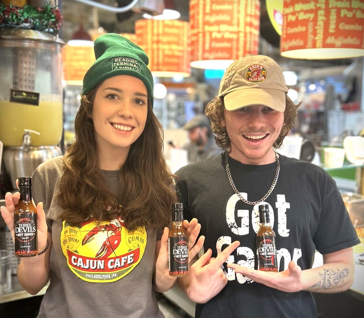 Throughout March purchase a Beck's T-shirt & Beck's Hat & score a FREE Devils Dust Hot Sauce (PHILLY'S FAVE HEATONIST HOT SAUCE!)  🔥🔥🔥
#phillyflowershow #flowershow #hotsauce #cajun #lovertm #paconventioncenter #phillyeats #bestfoodphilly #eaterphilly #eatlocal #philly