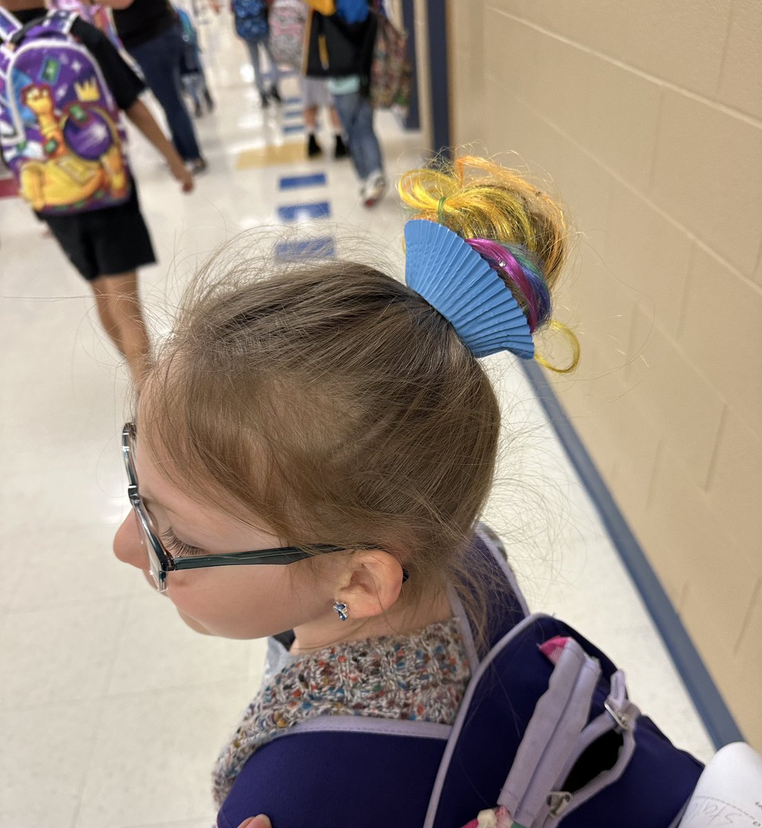 Today was crazy hair day for Read Across America Week. <a href="/NISDFields/">Fields Elementary</a>