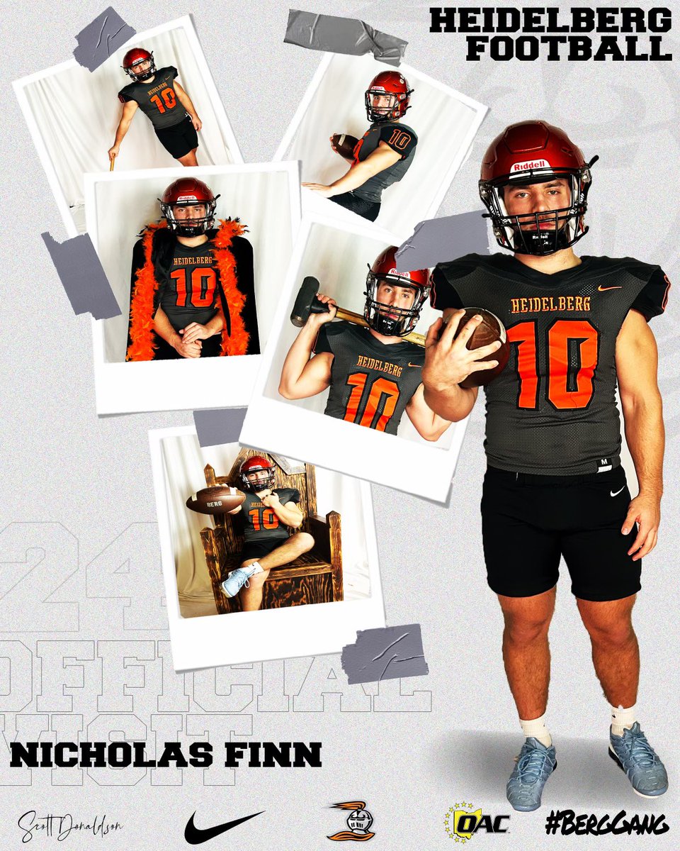 Nicholas Finn (@nicholasfinn12) on Twitter photo Had a great overnight visit last week <a href="/BergFootball/">Heidelberg Football</a> thanks for having me out <a href="/Coach_LTech/">Logan Techentin</a> and <a href="/Coach_Donaldson/">Scott Donaldson</a> Had a great overnight visit last week <a href="/BergFootball/">Heidelberg Football</a> thanks for having me out <a href="/Coach_LTech/">Logan Techentin</a> and <a href="/Coach_Donaldson/">Scott Donaldson</a>