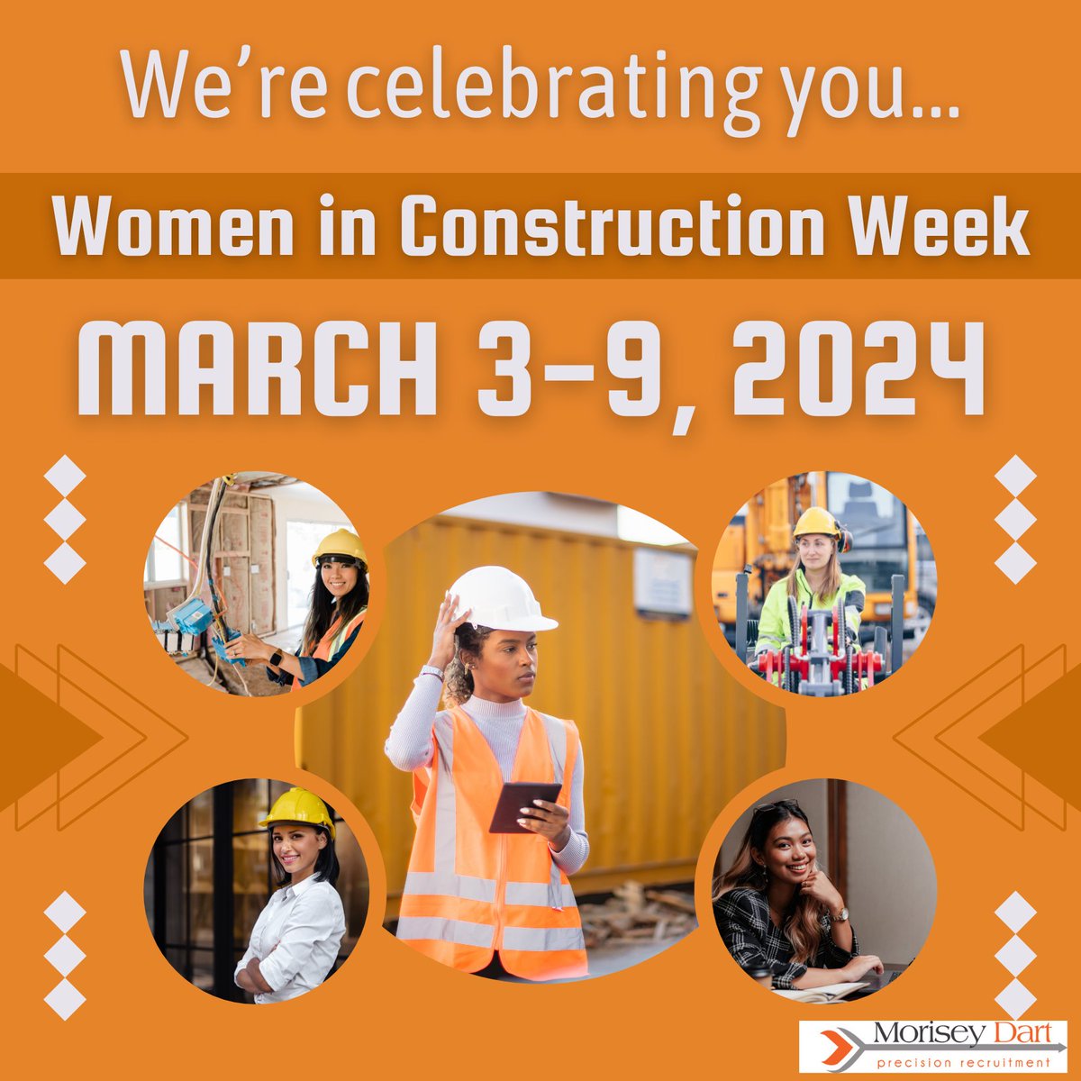 moriseydart's tweet photo. Women make the Construction industry stronger!
Thanks for your innovation, dedication, and resilience. We're celebrating the hard-working women in the industry who help build a brighter future for all!
#WICWeek #WomenInConstruction #BuildingTogether https://t.co/ZwSMavUdKC