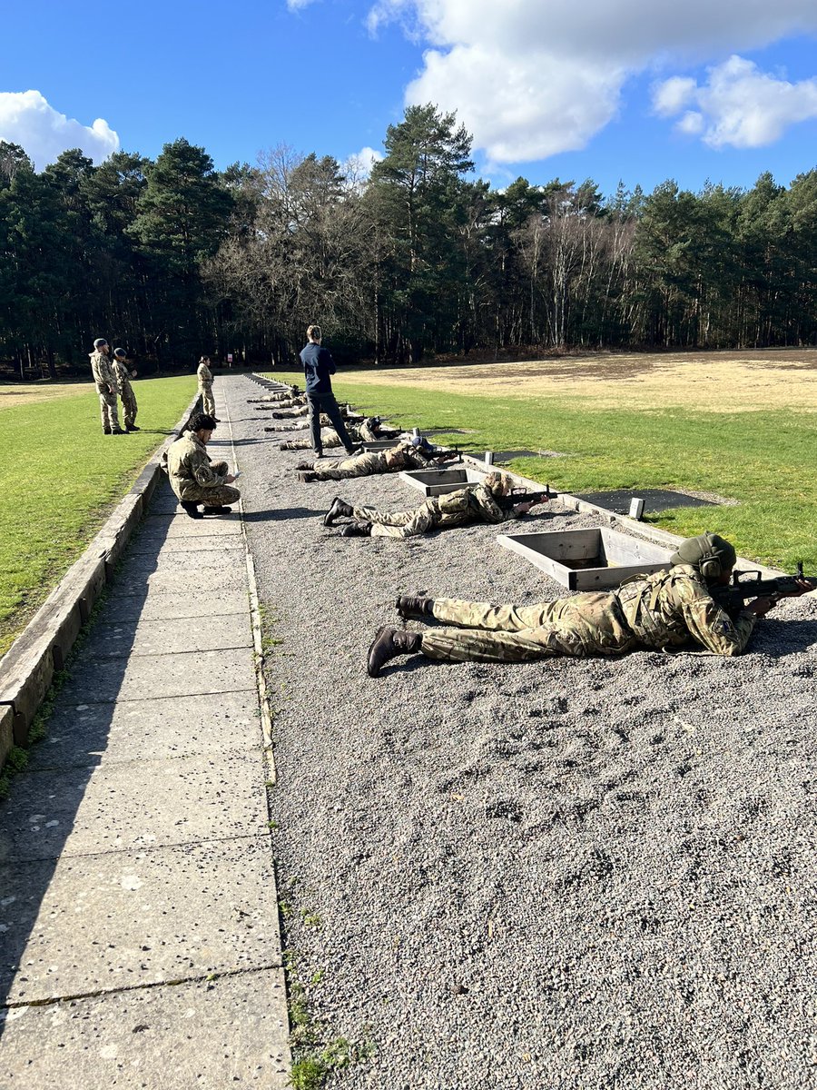 What a busy weekend for the Sqn!!! 

Sector training across the bronze PTS and some new badges gained by the cadets. As well as life firing on Pirbright ranges 1 and 2 with over 50 badges awarded / gained