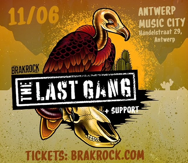 🚨ANTWERP🚨 Gonna be playing in your city June 11th! Tickets are in sale NOW !! tickettailor.com/events/brakroc… #TheLastGang #FatWreckChords #tour #antwerp #belgium