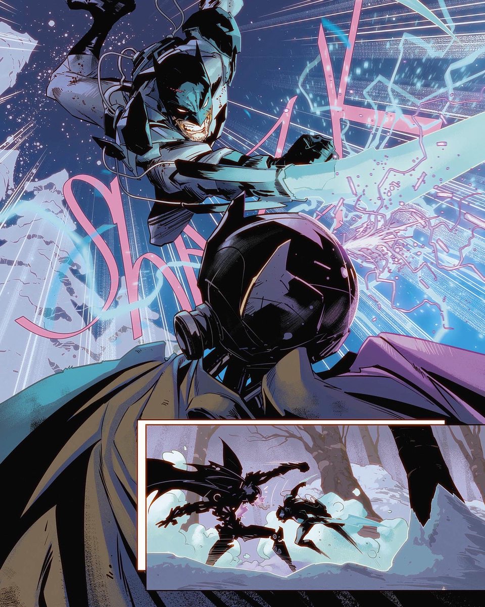 BATMAN vs FAILSAFE 🔥🦇 3,2,1.. action!  ⁦@tomeu_morey⁩ perfect colors ⁦@zdarsky⁩ awesome script  
Next issue this week!! #batman 