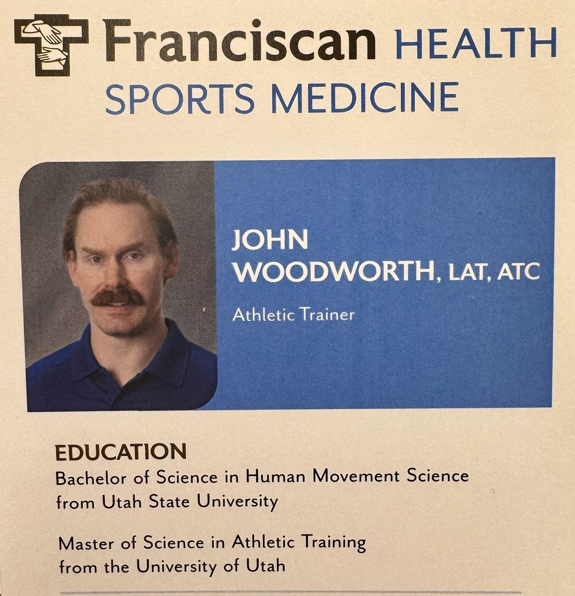 March is National Athletic Training Month, which is a perfect time to recognize and appreciate our hardworking staff. First up is John Woodworth, who is in his second year serving Benton Central High School. Thank you John for everything you do for the Benton County community!!