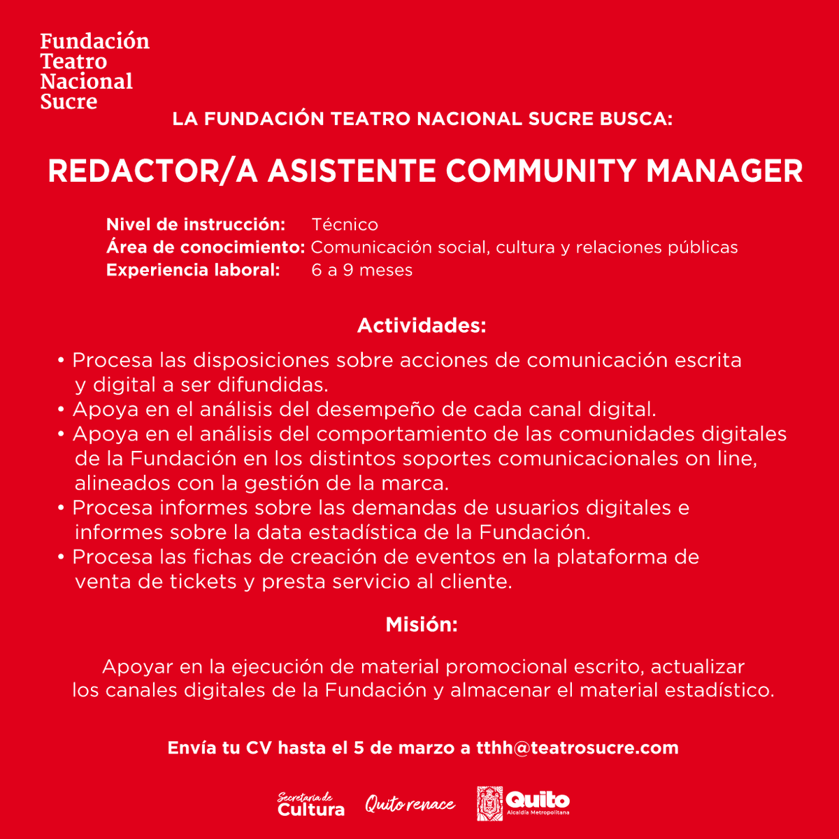 Fundacion Teatro Nacional Sucre tweet media