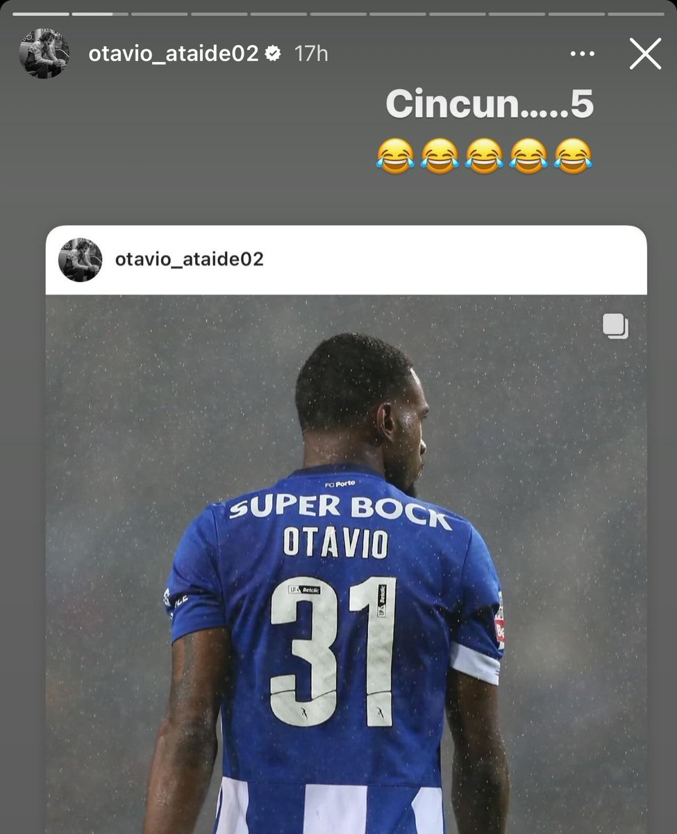 Como eu já tinha saudades de ter um Otávio na equipa 😂😂😂