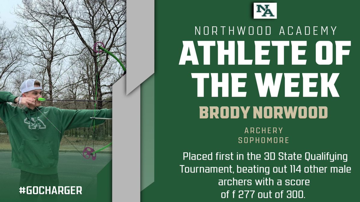 Congratulations to our Athletes of the Week! 

#GoChargers #Next_Level #ChargedUp