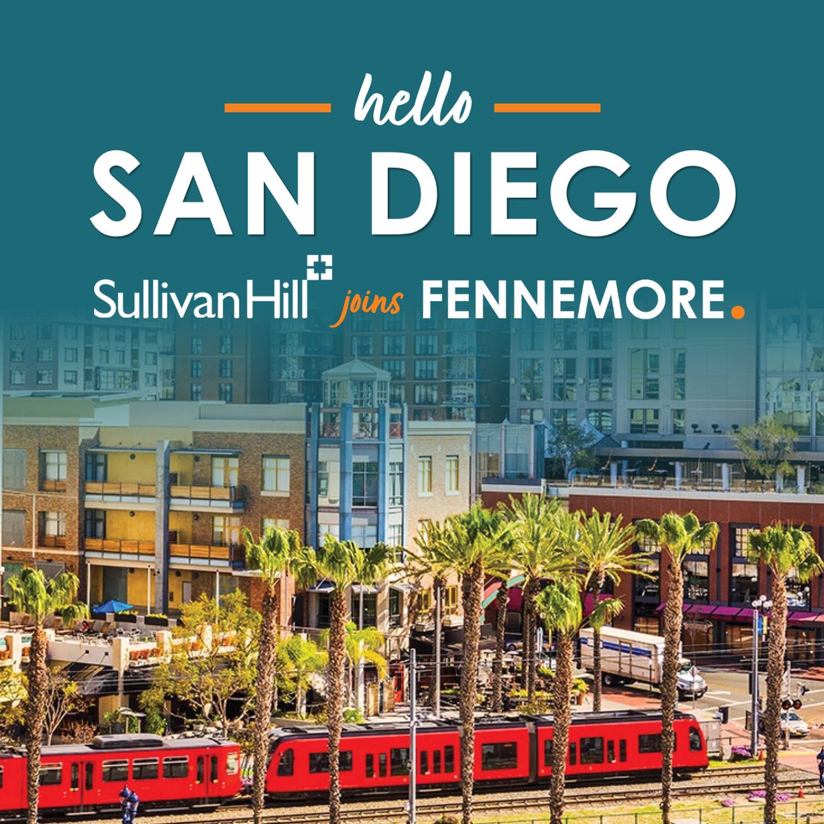 We'd like to officially welcome the Sullivan Hill staff to the Fennemore team. These legal professionals are among the best of the best in Southern California, and we are beyond excited to have them on our team. 
ow.ly/SNwt50QKQEb

#LegalProfessionals #SanDiego #Fennemore
