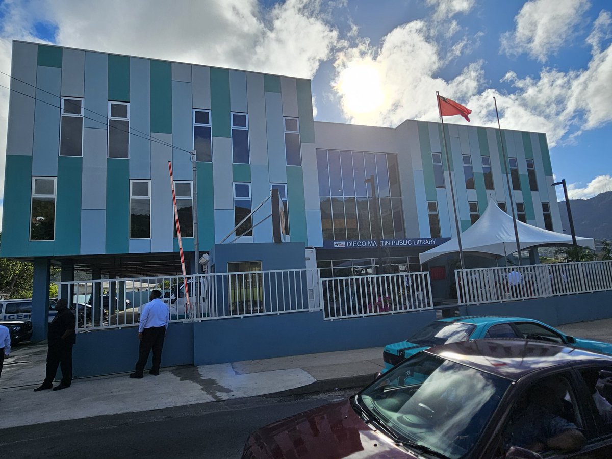 udecottofficial's tweet photo. The Official Opening Ceremony for The Diego Martin Public Library. https://t.co/T3D7NDpCOQ