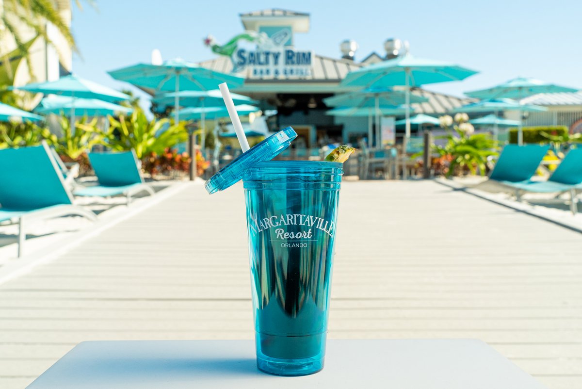 Sip into paradise with our exclusive Margaritaville specialty cup, available at Salty Rim! Whether you're lounging poolside or unwinding at the bar, elevate your drink experience with this tropical gem. 🍹☀️