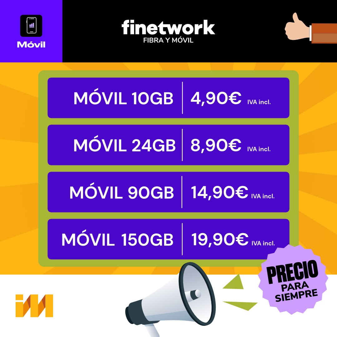 Infomego's tweet image. ACTUALIZACIÓN TARIFAS DE MÓVIL 📱📢
.
Somos tu Punto de Venta Oficial @Finetwork en Vejer de la Frontera.
Ven, actualiza tus tarifas de MÓVIL y FIBRA al mejor precio y comienza a AHORRAR.
.
.
#infomego #PuntoDeVenta #Finetwork #ofertas #móvil #fibra #vejer