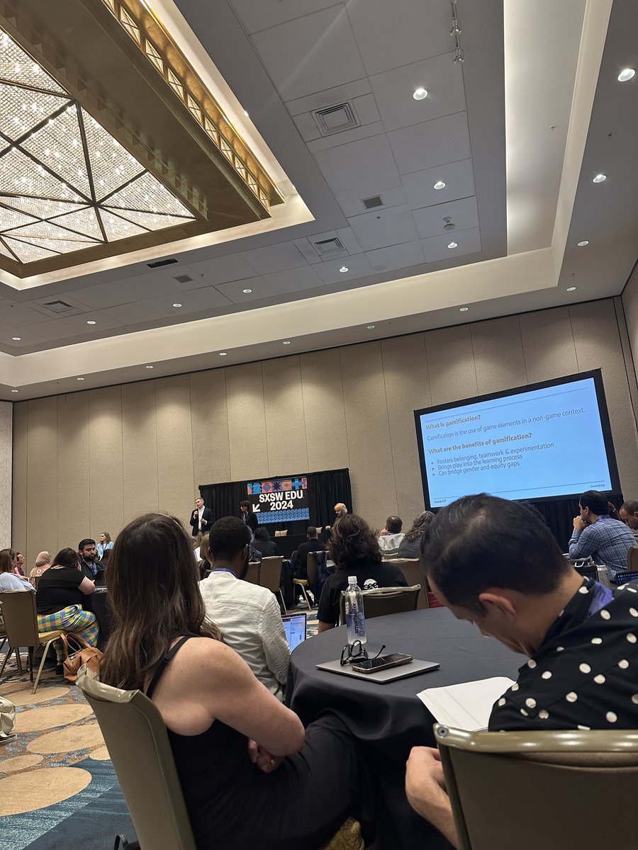 Gamifying the classroom. What does that look like to you? #SXSWEDU