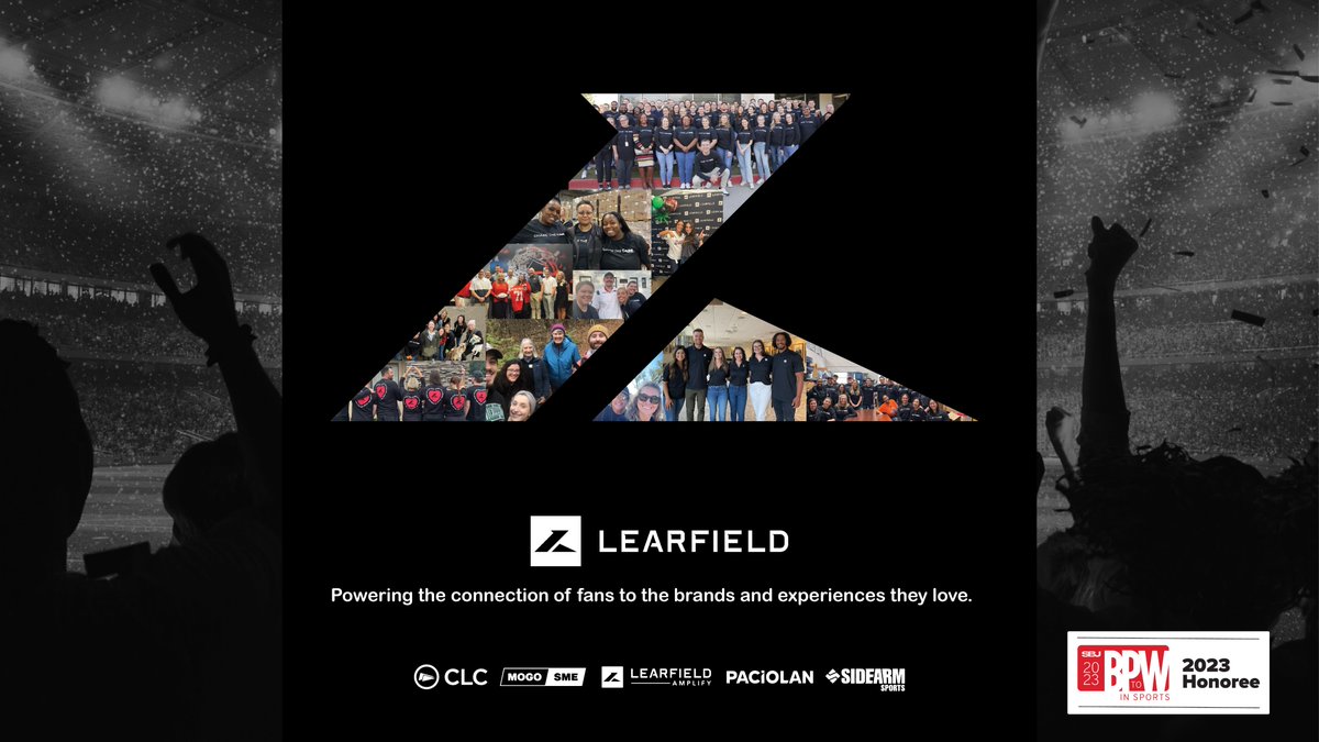 Learfield is proud to be named one of Sports Business Journal’s (@SBJ) Best Places to Work in Sports in 2023. Being the leader in college sports starts with a great team!