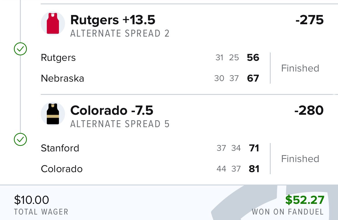 2BrosBets's tweet photo. Money Builder Parlay Cash Yesterday https://t.co/mH2kjQs6uT