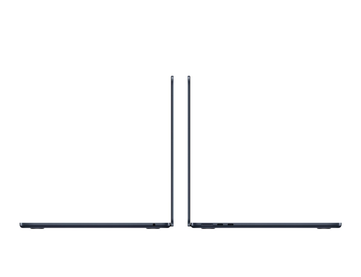 Its_Abrar5's tweet photo. New Apple MacBook Air With M3 Chip 
Has Announce 📣 Live on Apple Website

(Technical Spec’s 👇🏻)

Apple M3 Chip
8/16/24GB Unified memory
256/512/1TBGB SSD Storage
(13.6/15.3) Liquid Retina Display
Wi-Fi 6E 
Bluetooth 5.3
Two Thunderbolt / USB 4 Port’s 
Price $999/₹115,000 https://t.co/E8OHrvpIsi