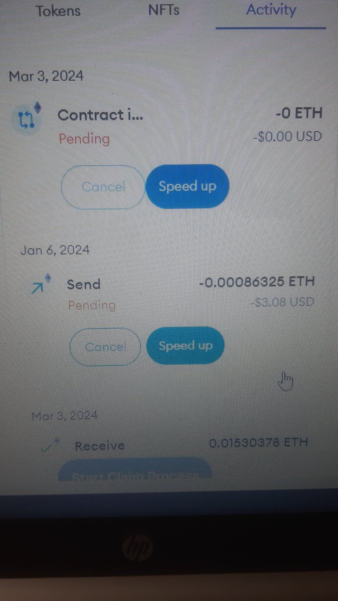 Urgent!! About to lose out on $ALT airdrop because my claim can't process until some earlier TX from January that has been eternally pending clears first. Tried cancelling and speeding up with custom gas a million times. Can't get rid of this TX. Anyone know how??