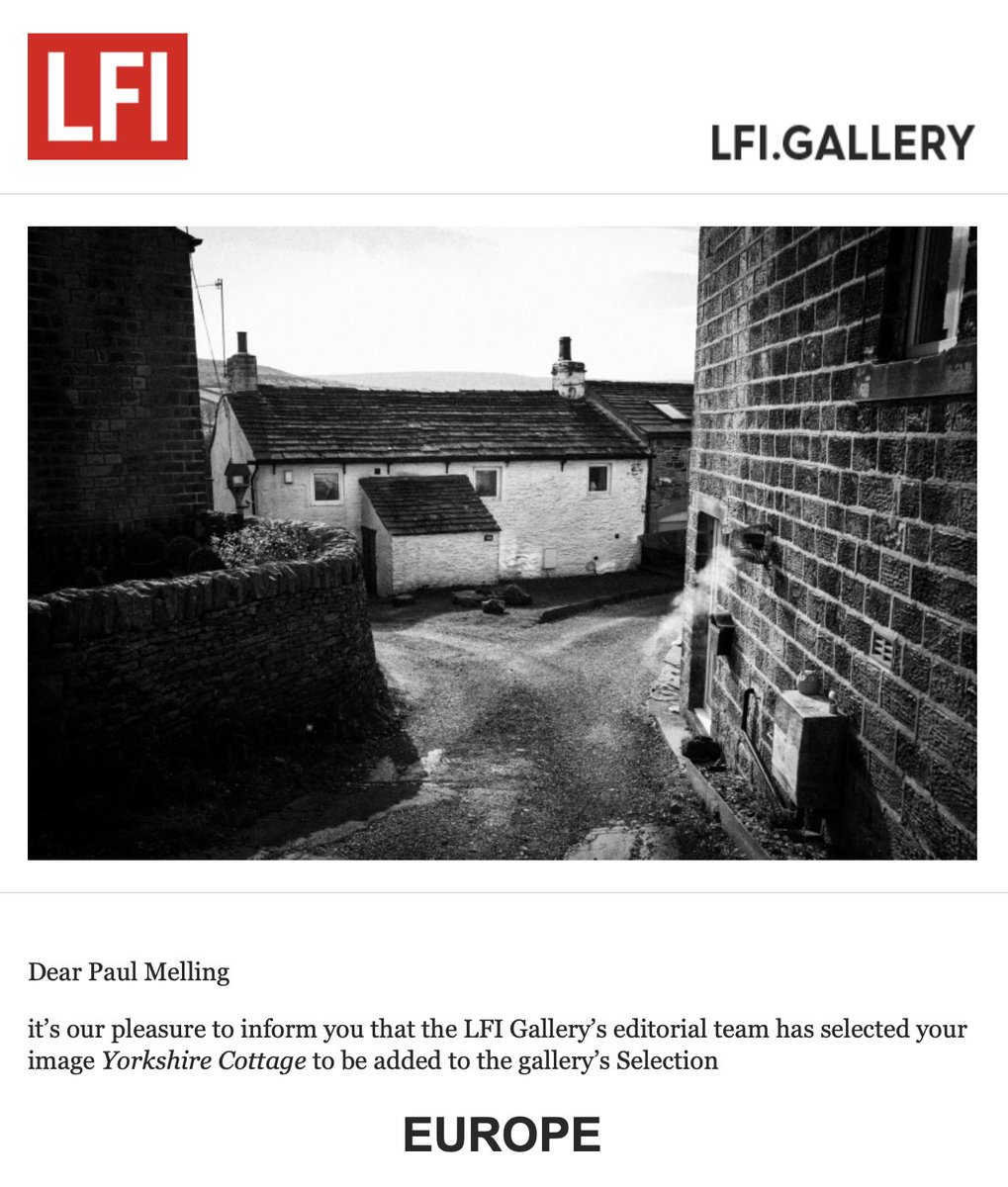 Always nice to get recognition from Leica Fotografie International @LeicaFotografie This photo of cottages in Stanbury #westyorkshire was taken earlier today. #brontecountry