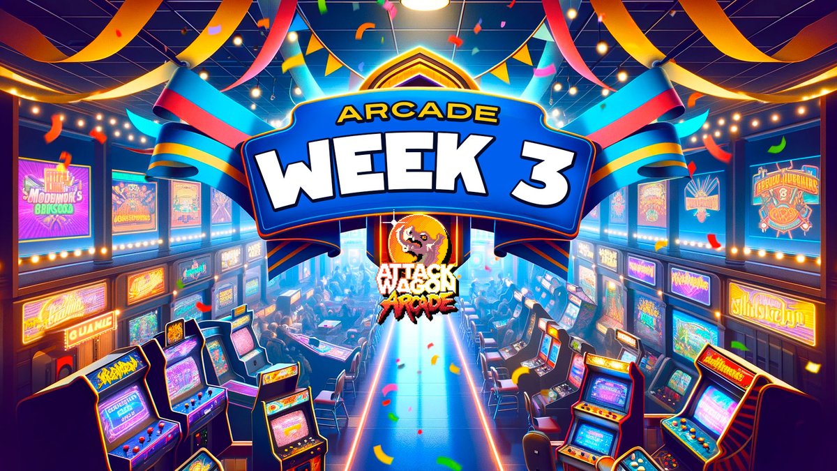 Arcade Week 3 begins now and games are up and running! Top 3 placements get a prize in each game and last week we saw our largest numbers yet! SO log on and lock in your earnings today! arcade.attackwagon.com #arcade #prizes
