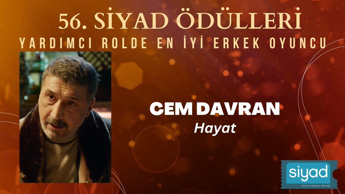 #Siyad2024
#SiyadÖdülleri56
#CemDavran
