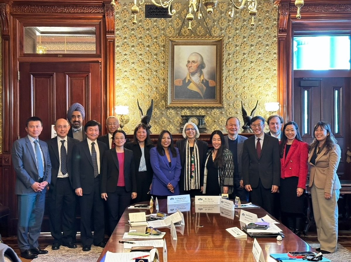 .@WHOSTP Dir. Prabhakar met with researchers & leaders from the Asian American Scholars Forum to discuss the value of diversity in our nation's science & technology ecosystem, and the work to ensure America remains a world leader in research and innovation.