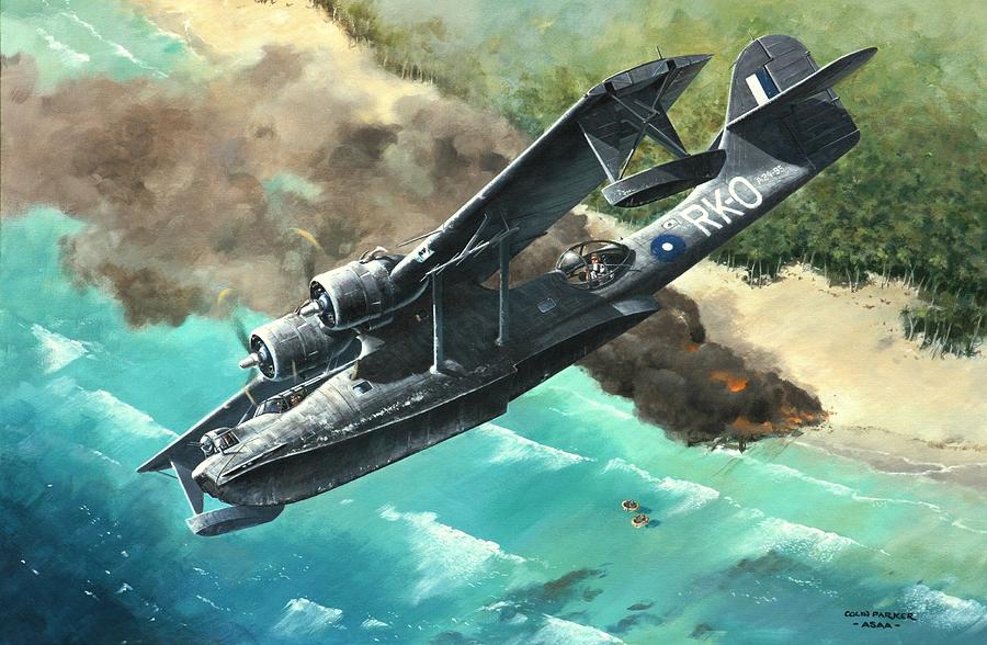 theaviationart's tweet image. Black Cat to the Rescue
Artist: Colin Parker

#Catalina #Consolidated #PBY #raaf #fighteraircraft #theaviationart #theaviationartofficial #Paintings #Artwork #Airplane #Planes #warbird #carrierplanes #militaryhistory #fighteraircraft #aviationpic #airforce #flight #plane #art