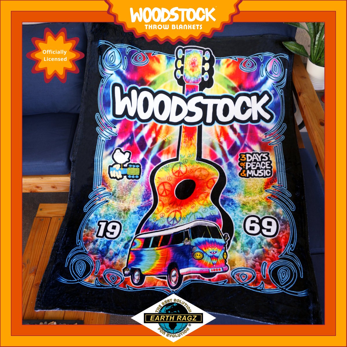 EarthRagz's tweet photo. Looking to add some late-60s hippie flair to your space? Then check out our officially licensed Woodstock throw blankets!
#earthragz #throwblanket #blanket #decor #tiedye #woodstock #woodstockny #vinyl #smusic #sstyle #hippiedecor #peace #peacedecor #music #rock #love #rocknroll https://t.co/MY7LTP5g3M