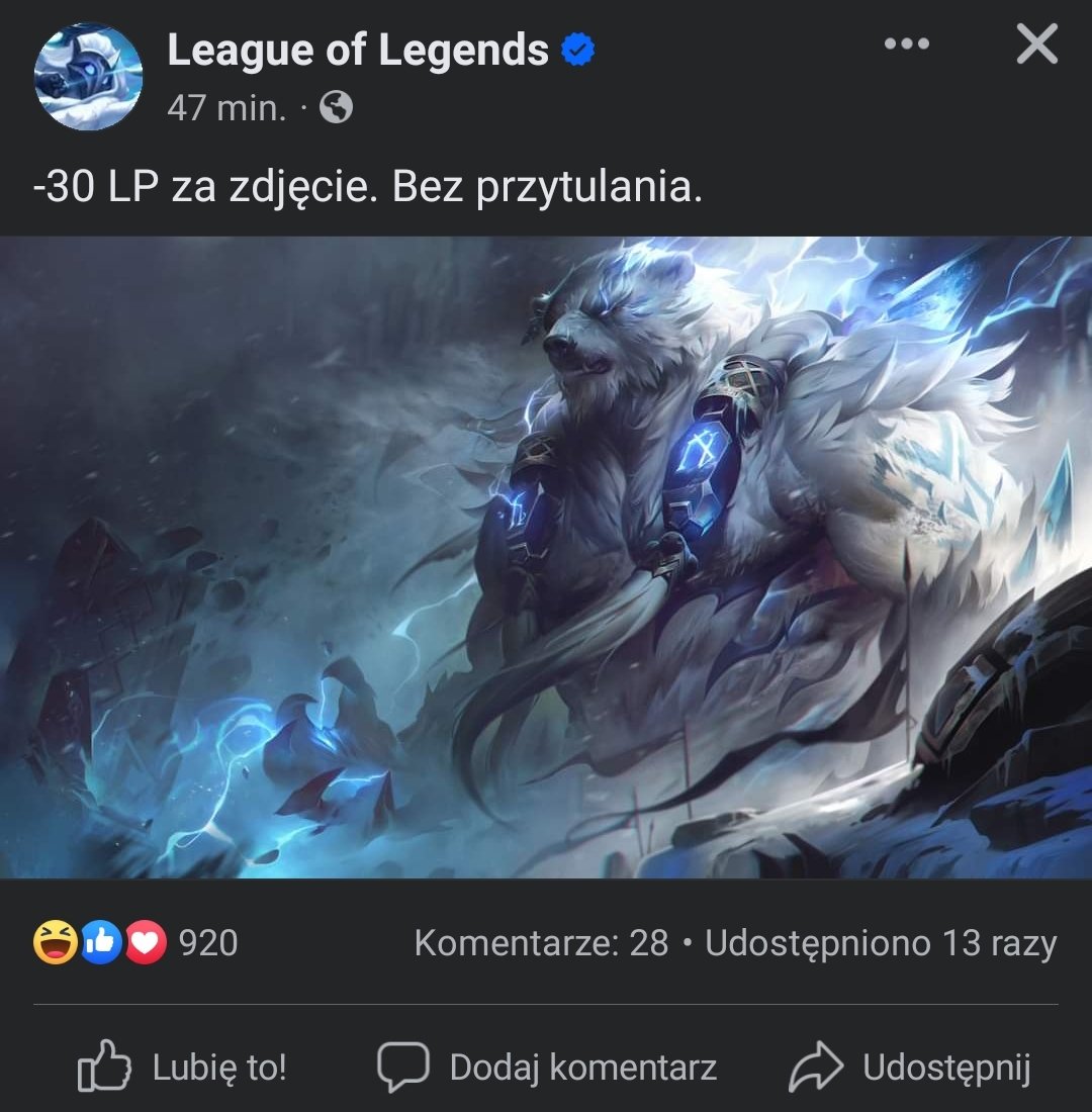 Aga_Shadowdive's tweet photo. Do zabawy przyłącza się również League of Legends 😉 https://t.co/9ybW825LX7