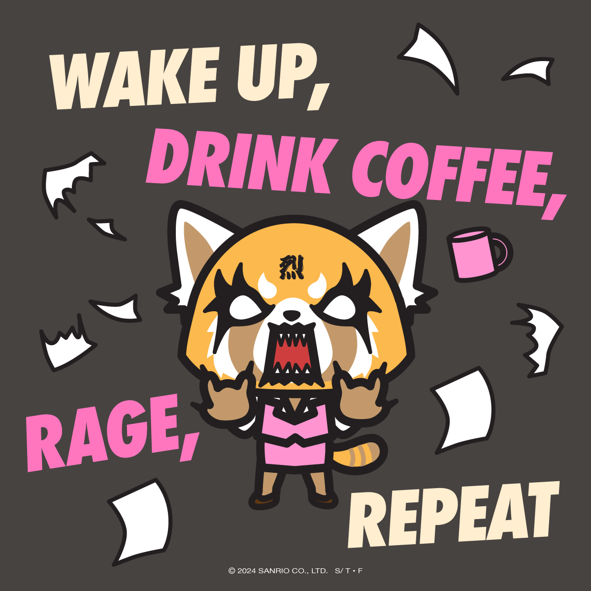 WAKE UP ⏰️ DRINK COFFEE ☕️ RAGE 🔥 REPEAT 🔁 #mondaymotivation