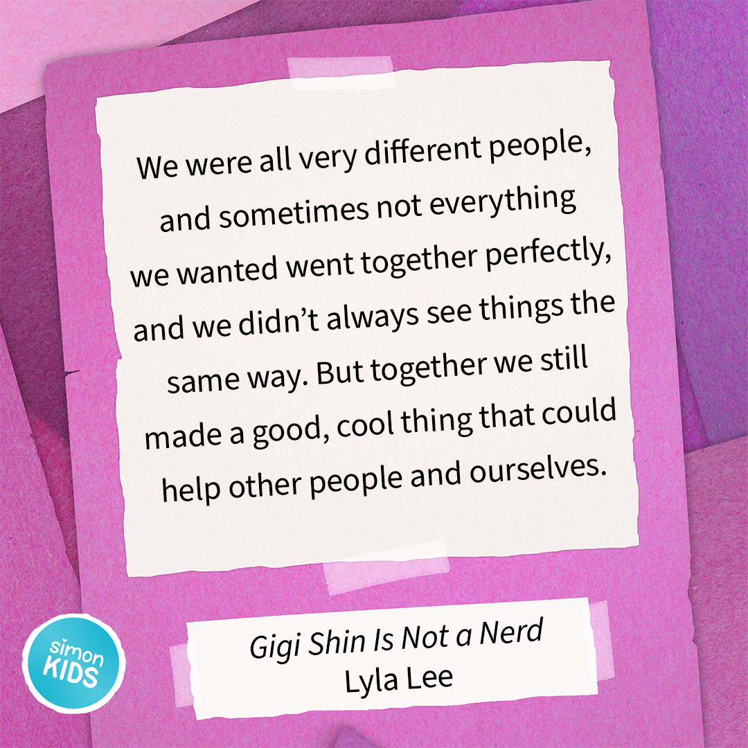 We're loving #GigiShinisNotaNerd by @literarylyla - the first book in a new sparkling middle grade series following a young Korean American girl who starts a business with her best friends to support her artistic dreams and head to art camp!