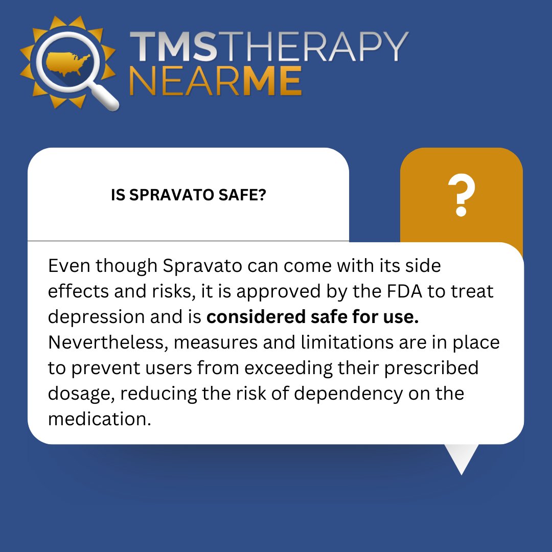 TMSNearMe's tweet image. Is Spravato safe? #Spravato