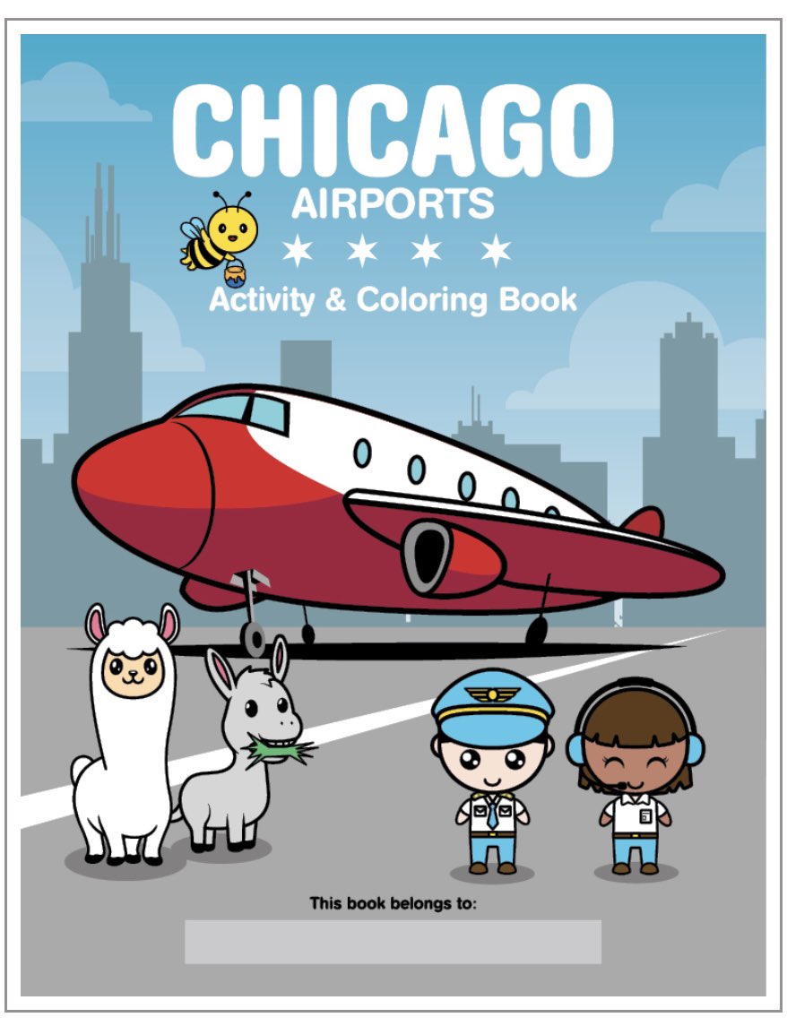 Calling all #JrFlightCrew & #AVGeeks

We've created an aviation themed Activity & Coloring Book just for you! Ask for one at our info desk or download & print from: flychicago.com/jrflightcrew