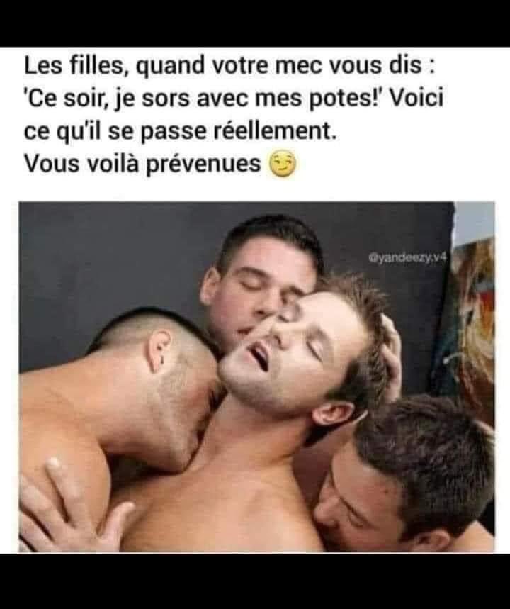 konradhawkins's tweet photo. On est proche de la réalité ����🤷‍♂️😎 #gayfriendly #gay  #gayrefoule #bi #friends #humour https://t.co/kBBG8gcaYG