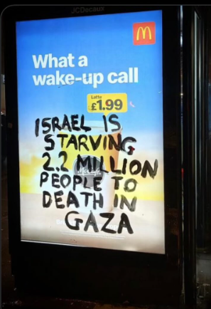 Boycott McDonalds. 

Free Palestine. 🇵🇸

Fuck Israel.