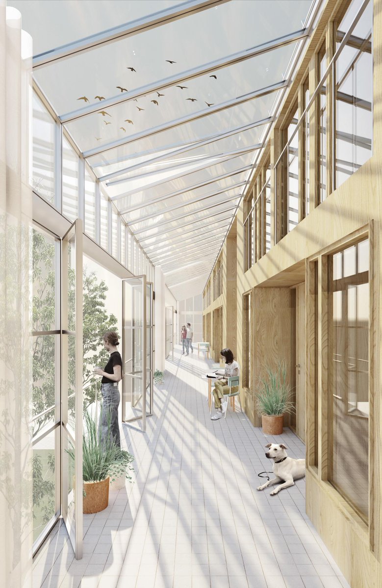 arquitect_viva's tweet photo. La propuesta ‘https://t.co/Zg4WO7lwKf’ (Híbrido Ecolóxico y Cohabitacional) de Ayllón, Paradela, De Andrés ha resultado ganadora del concurso de ideas para construir un edificio de viviendas de protección pública, ‘coliving’ y dotacional en Barreiro, Vigo
https://t.co/cnun5SWeRv
El proyecto se articula desde una triple condición: híbrida, ecológica y cohabitacional, respondiendo de manera flexible a las diferentes formas de habitar demandadas por la sociedad actual bajo un mismo esquema estructural industrializado.