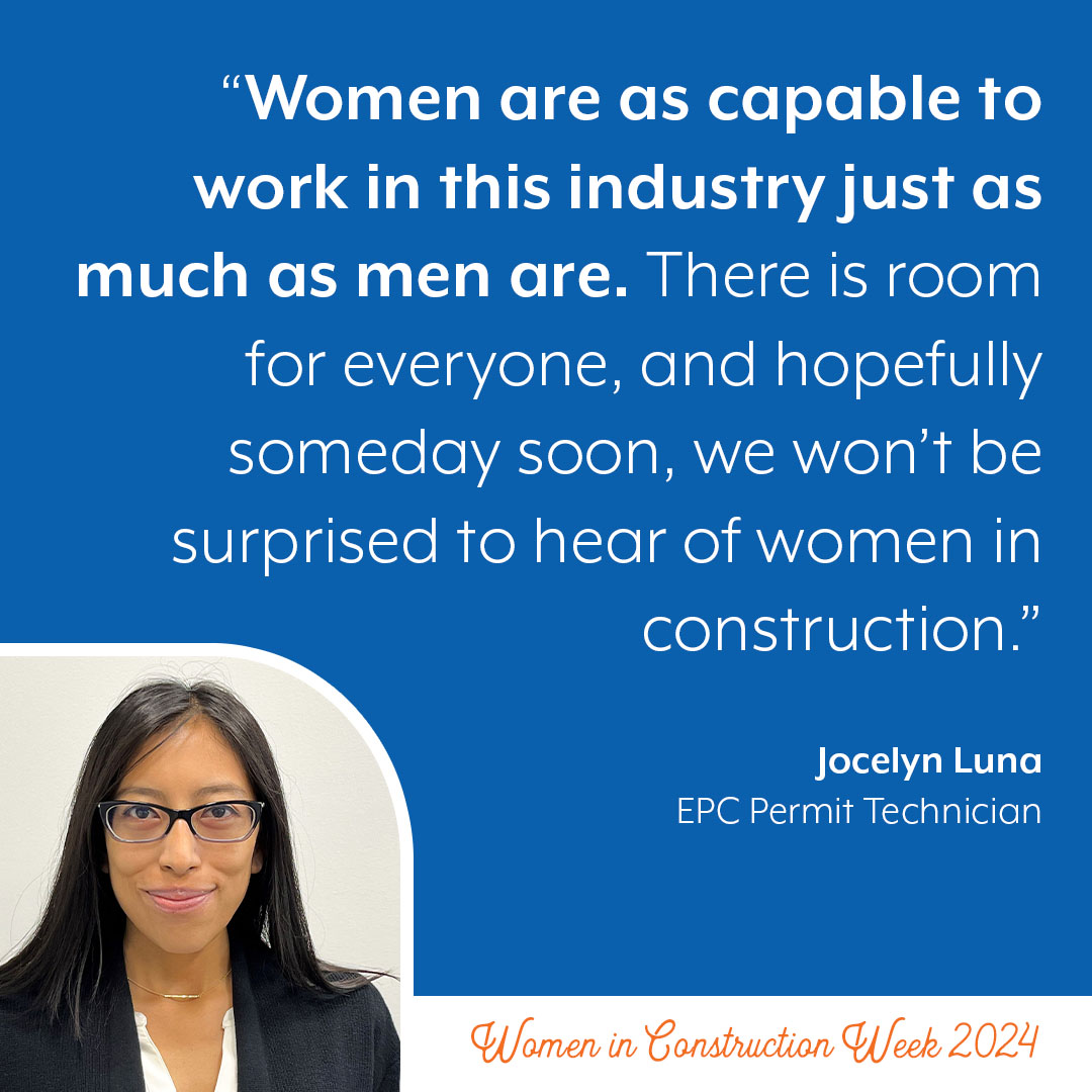 csielectric's tweet photo. Join CSI in celebrating #WIC (Women in Construction Week)! To kick things off, meet Jocelyn Luna! Jocelyn is CSI's EPC Permit Technician. When asked her thoughts on the value and impact of female representation in the industry, here's what she had to say:
#WomenInConstructionWeek https://t.co/AFYRHH8KiL