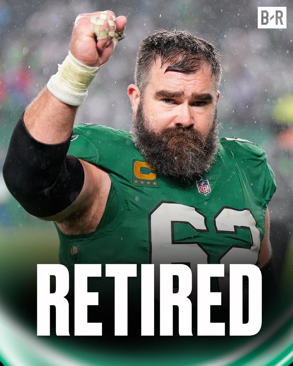 Jason Kelce is retiring from the NFL 

What a legendary career 👏💯