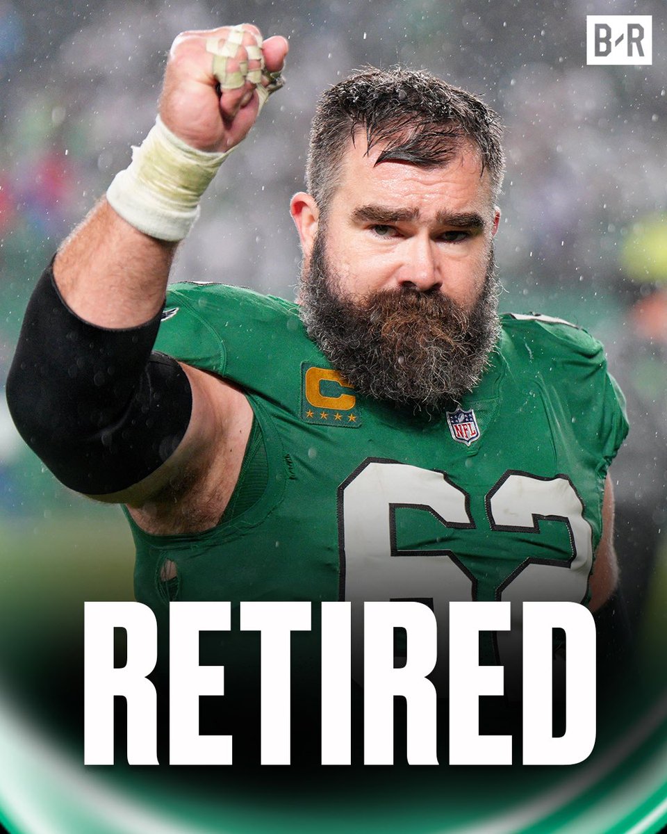 Jason Kelce is retiring from the NFL What a legendary career 👏💯