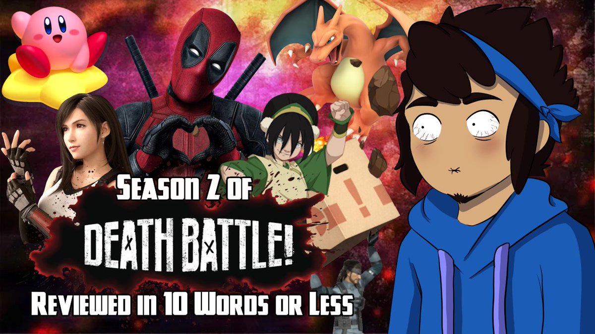 CarrickInabnett's tweet photo. My new season 2 review of #DEATHBATTLE is finally unleashed! Please watch if you have time, this has been my life for the past 6 months XD

Special thanks once again to @FDS_Voice, @MTF_Official_, and a few special guests I don't wanna spoil! https://t.co/ZgJdZCyKk8