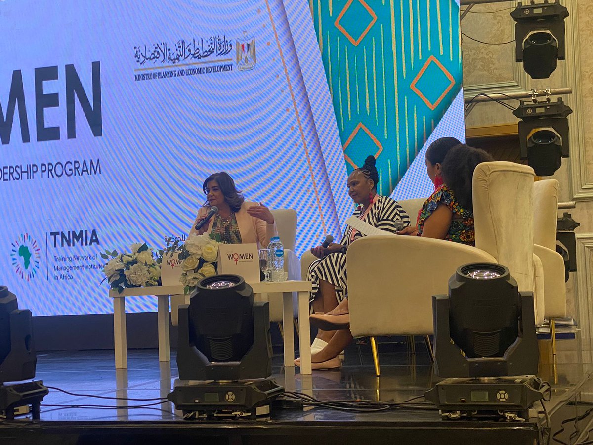 PanWomens's tweet photo. The panel discussion: The role of inclusive leadership in supporting an inclusive climate in diverse teams

Moderated by: Nicolatte Anesu Matuku

Panel members:
Dr Thelela Ngcetane- Vika
Ms. Nour Elzeny

Very powerful session.

#TLS2024 #cario #egypt #womenleadersconference https://t.co/HHrdVGaX3q