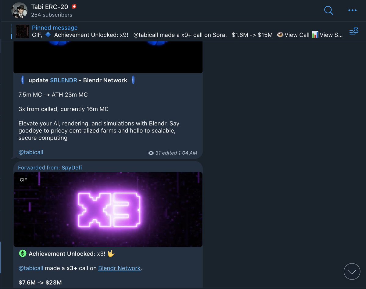 tabicall's tweet photo. $BLENDR - Blendr Network 

7.5m MC -> ATH 23m MC

3x from called at https://t.co/YVWRvr9hy4

Elevate your AI, rendering, and simulations with Blendr. Say goodbye to pricey centralized farms and hello to scalable, secure computing

https://t.co/vqASKgpoEI
https://t.co/IbjzWZ7MJU https://t.co/ze5jPvvW29