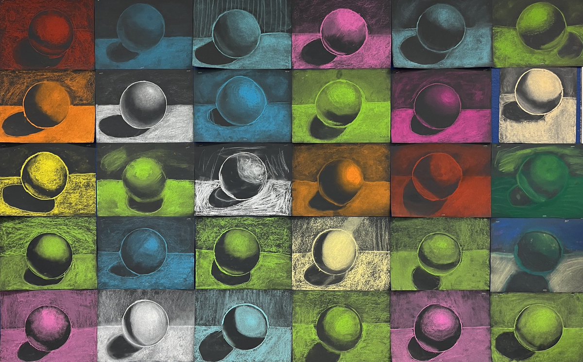 Grade 7s back at creating awesome 3D spheres again! <a href="/BrooksideInt/">Brookside Intermediate</a>