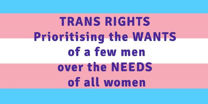 Tara__Hughes's tweet image. It’s incredibly insulting to women.

Saying “I’m a bit rubbish at being a man therefore I’m a woman” is utter bs.

Women are not emotional support animals for unhappy or purvy men.

#NotOurProblem
#WomensRightsAreHumanRights 
#StayOutOfWomensSpacesDave