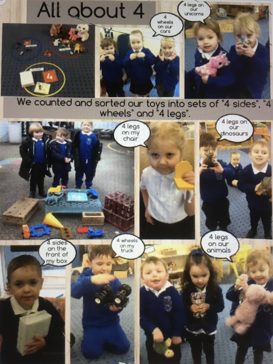 Nursery have been finding 4’s everywhere! ⭐️⭐️⭐️⭐️ #WWPAEYFS #WWPAMATHS